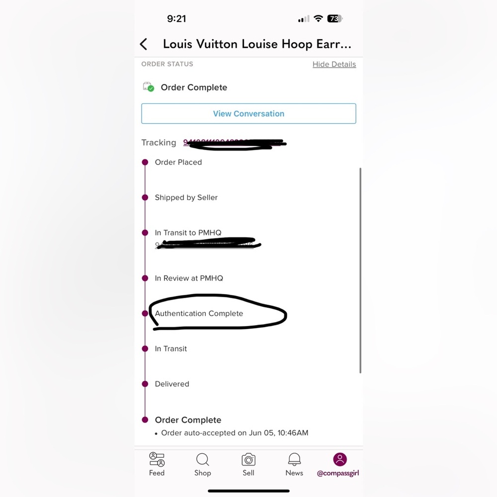 Authentic Louis Vuitton 2” Gold Earrings - Picture 9 of 11